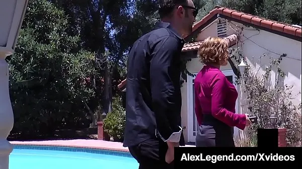 Krissy Lynn Serves Alex Legend: Deep Throat & Milky Dick Fuck